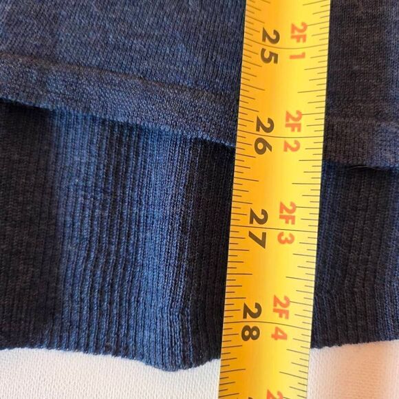 Eileen Fisher Womens Knitted With Matching Scarf Open Cardigan Blue Large - Picture 8 of 11